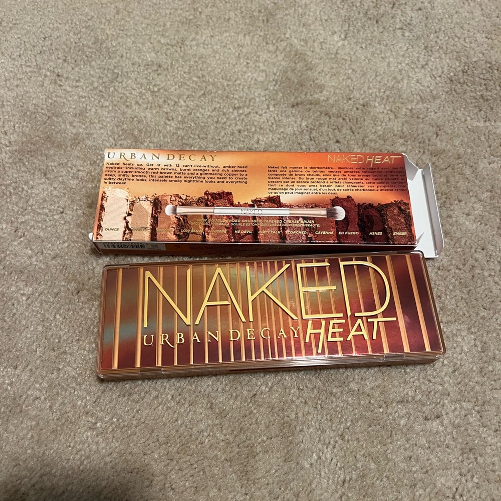 Urban Decay Naked Heat Palette with Warm Hues